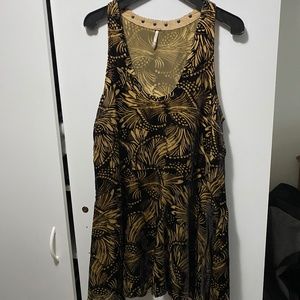 Velvet mini dress by Free People size M